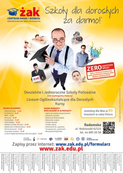 DAJ SOBIE SZANSĘ! Zapisz się do Żaka!