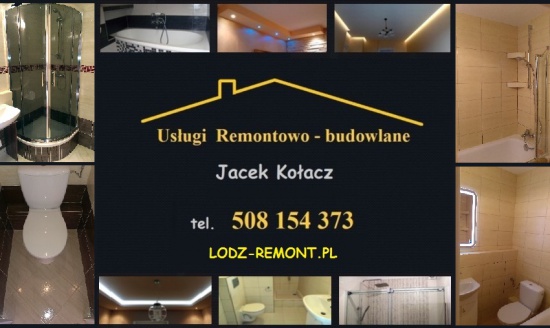  Glazurnik oraz Wykańczanie i Remonty wnętrz w Łodzi
