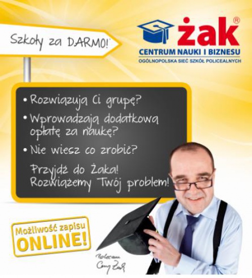 Żak prowadzi nabór na wyższe semestry! 