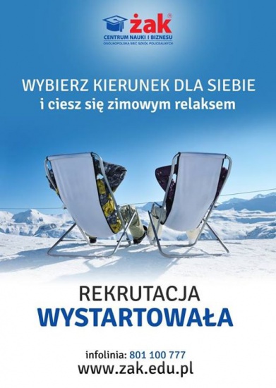 Rekrutacja zimowa w Żaku wystartowała! Czekamy właśnie na Ciebie!