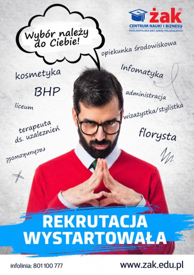 Szkoła Żak zaprasza-rekrutacja letnia wystartowała!