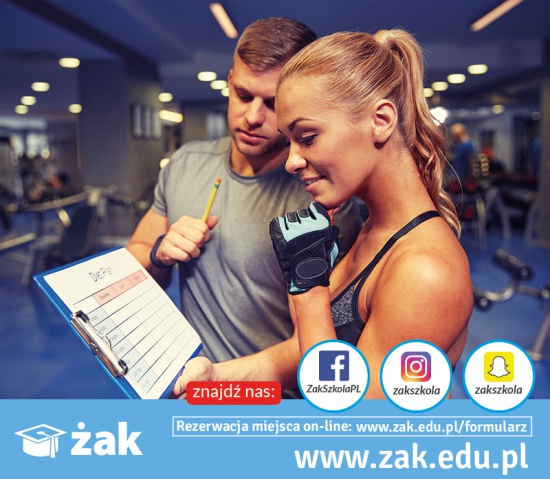 Zostań Instruktorem fitness – ŻAK ŁÓDŹ